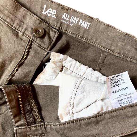 Lee , Women Pants , All Day Pants , Women Khaki Jeans , Straight Leg Pants , - Picture 6 of 13